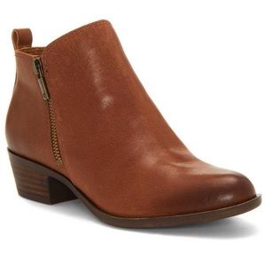 Lucky Brand Basel Leather Flat Bootie